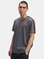 Футболка Under Armour Icon Hwt Tee Taping Man Grey сіра