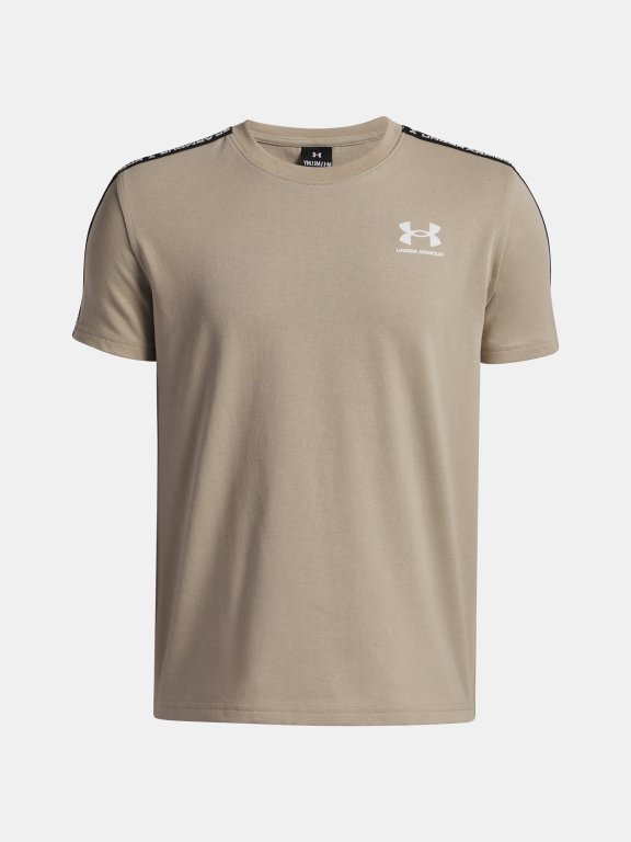 Футболка Under Armour Icon Taped SS Jr Brown