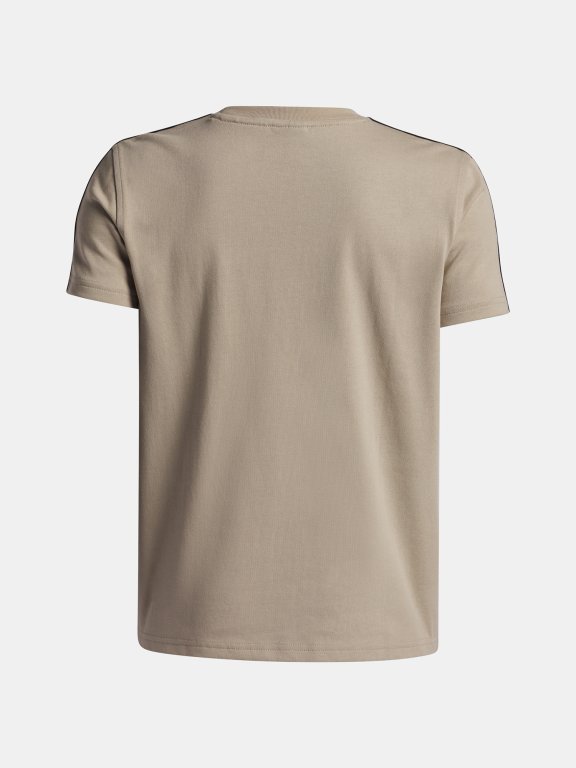 Футболка Under Armour Icon Taped SS Jr Brown