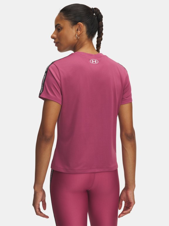 Футболка Under Armour Tech Wm Tape SS Wmn Red