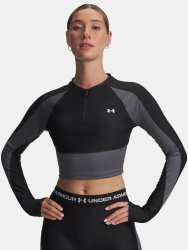 Футболка Under Armour Hg Rib 1/4 Zip Wmn Black