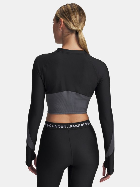 Футболка Under Armour Hg Rib 1/4 Zip Wmn Black