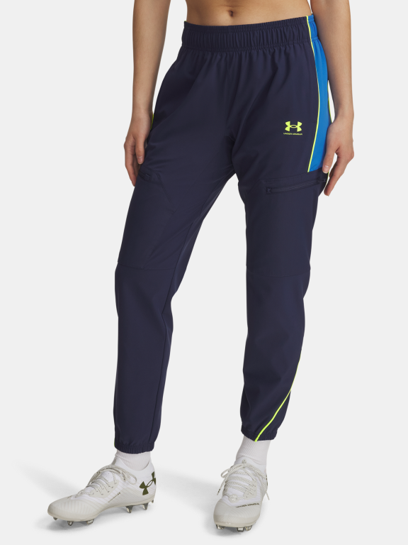 Kalhoty Under Armour Challenger Warmup Pants Wmn Blue