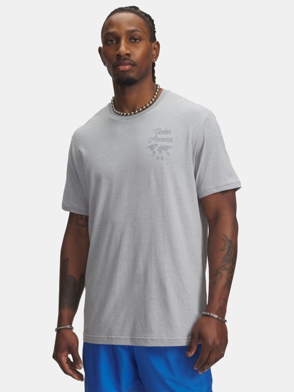 Футболка Under Armour 60/40S Sports Wm SS сіра