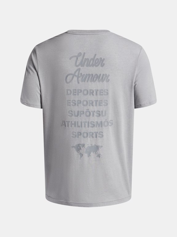 Футболка Under Armour 60/40S Sports Wm SS сіра