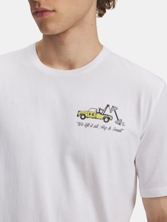 Футболка Under Armour 60/40S Body Shop SS Man White