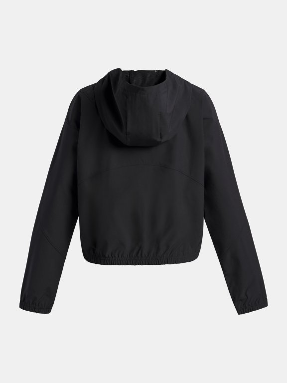 Bunda Under Armour Rival Woven HD Jacket Jr Black