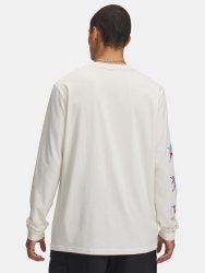 Футболка Under Armour 60/40S Stacked Stars LS коричнева