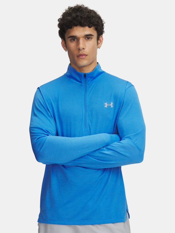 Футболка Under Armour Launch 1/4 Zip синя