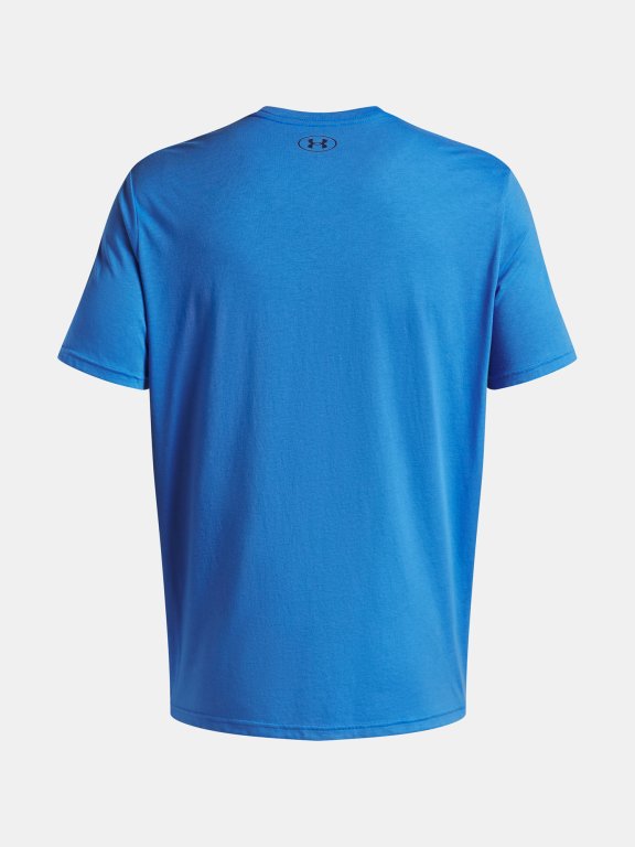 Футболка Under Armour College Crest Logo SS Man Blue