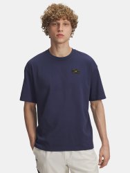 Футболка Under Armour Hwt Woven Label SS Man Blue