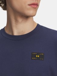 Футболка Under Armour Hwt Woven Label SS Man Blue