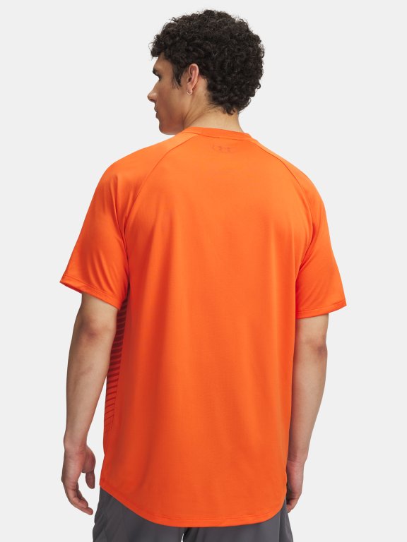 Футболка Under Armour Tech Fade SS Man Orange