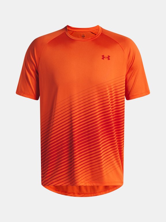 Футболка Under Armour Tech Fade SS Man Orange