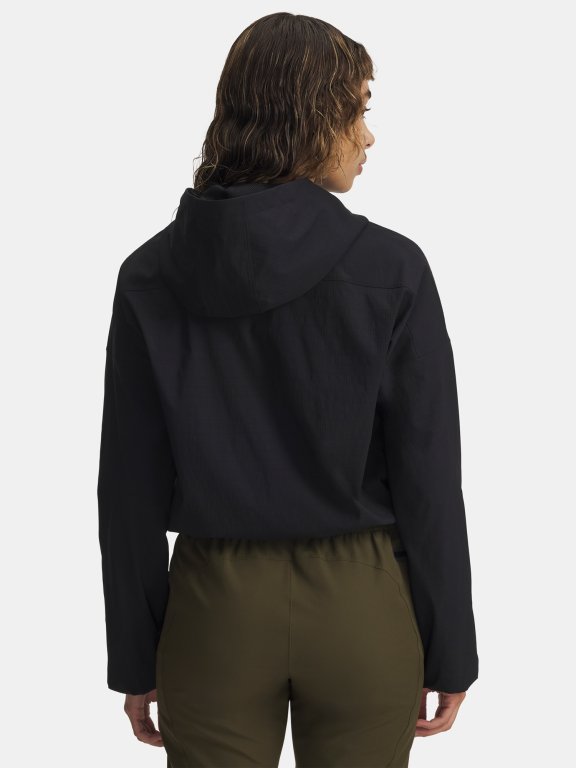 Bunda Under Armour Unstoppable Woven Rstop LS Wmn Black