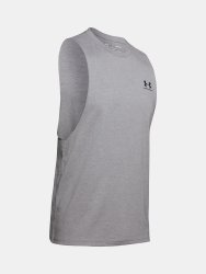 Майка Under Armour Left Chest Cut Off Tank Man - сіра