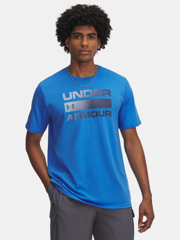 Футболка Under Armour Team Issue Wordmark SS Man Blue
