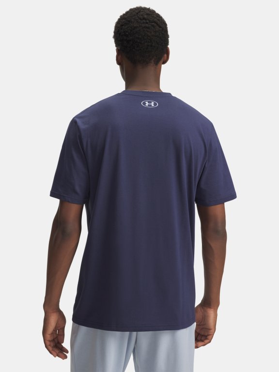 Футболка Under Armour Abc Camo Boxed Logo SS Man Blue