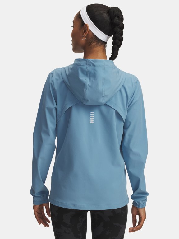 Bunda Under Armour Outrun The Storm Jacket Wmn Blue