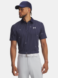 Футболка Under Armour Playoff 3.0 Printed Polo Man Blue