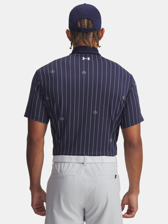 Футболка Under Armour Playoff 3.0 Printed Polo Man Blue