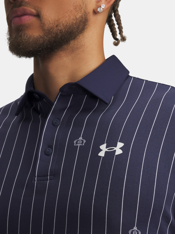 Футболка Under Armour Playoff 3.0 Printed Polo Man Blue