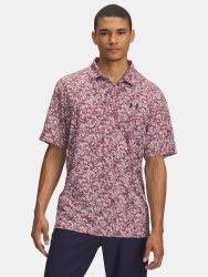 Футболка Under Armour Playoff 3.0 Printed Polo Man Pink