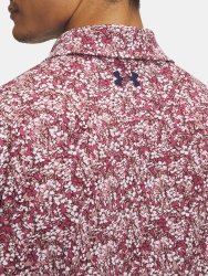 Футболка Under Armour Playoff 3.0 Printed Polo Man Pink