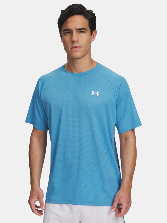 Футболка Under Armour Tech Textured SS Man Blue