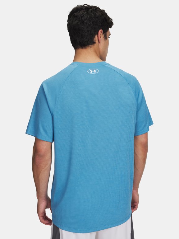 Футболка Under Armour Tech Textured SS Man Blue