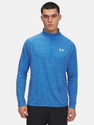 Футболка Under Armour Tech Textured 1/2 Zip синя