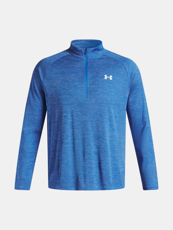 Футболка Under Armour Tech Textured 1/2 Zip синя
