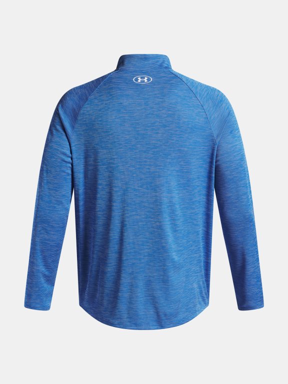 Футболка Under Armour Tech Textured 1/2 Zip синя