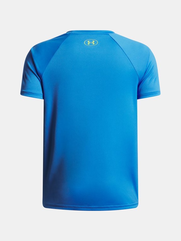 Футболка Under Armour Tech Split Wordmark SS Jr Blue
