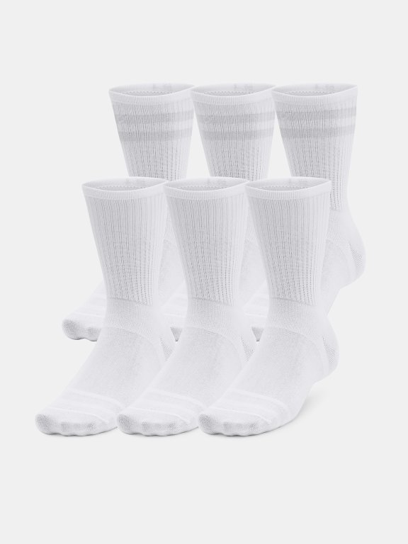 Шкарпетки Under Armour Essential 6Pk Crew Uni White