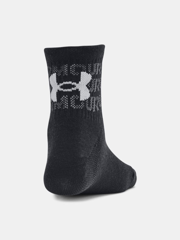 Ponožky Under Armour Essential 6Pk Qtr Jr Black