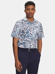 Футболка Under Armour Drive Chill Printed Polo Man Blue