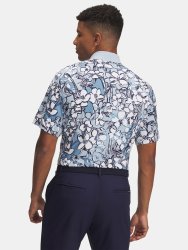 Футболка Under Armour Drive Chill Printed Polo Man Blue