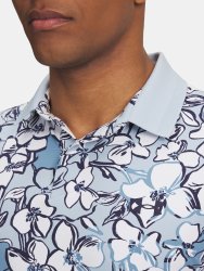 Футболка Under Armour Drive Chill Printed Polo Man Blue