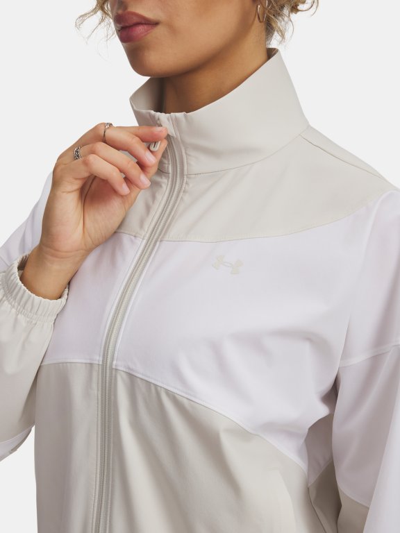 Bunda Under Armour Rival Woven Jacket Wmn White