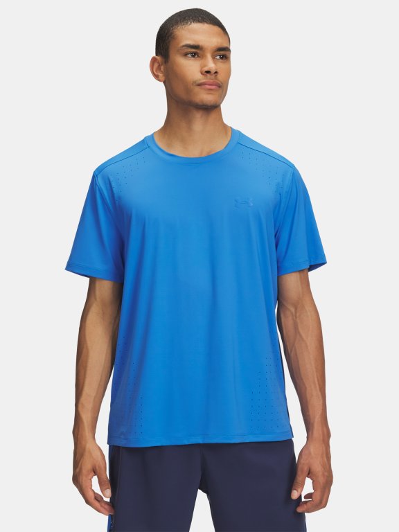 Футболка Under Armour Launch Elite Shortsleeve синя