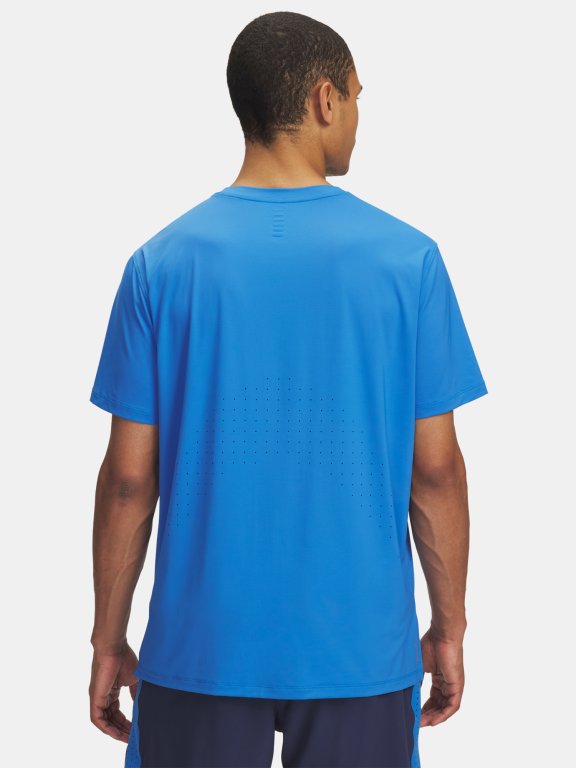 Футболка Under Armour Launch Elite Shortsleeve синя