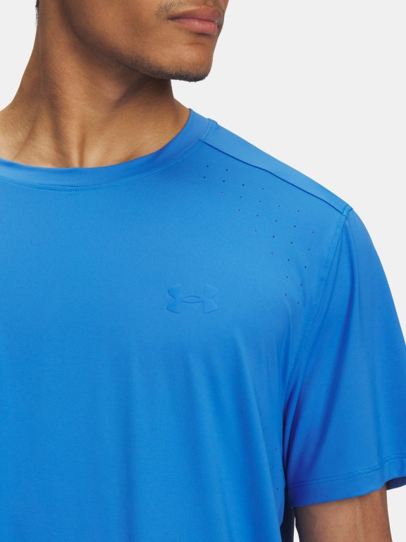 Футболка Under Armour Launch Elite Shortsleeve синя