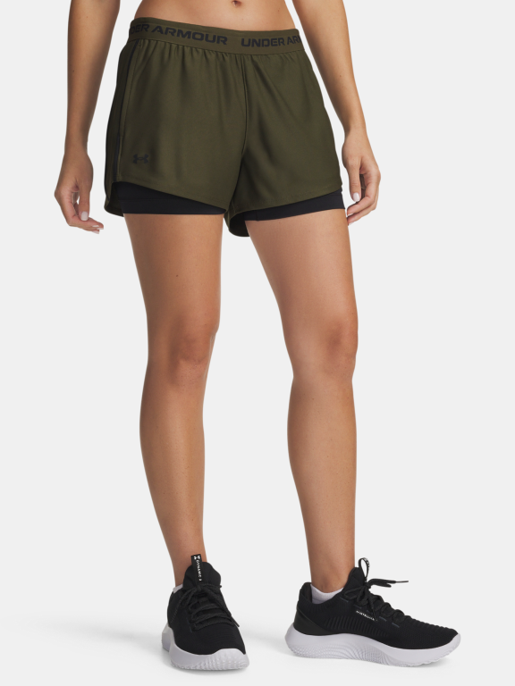 Шорти Under Armour Tech Play Up 2In1 зелені