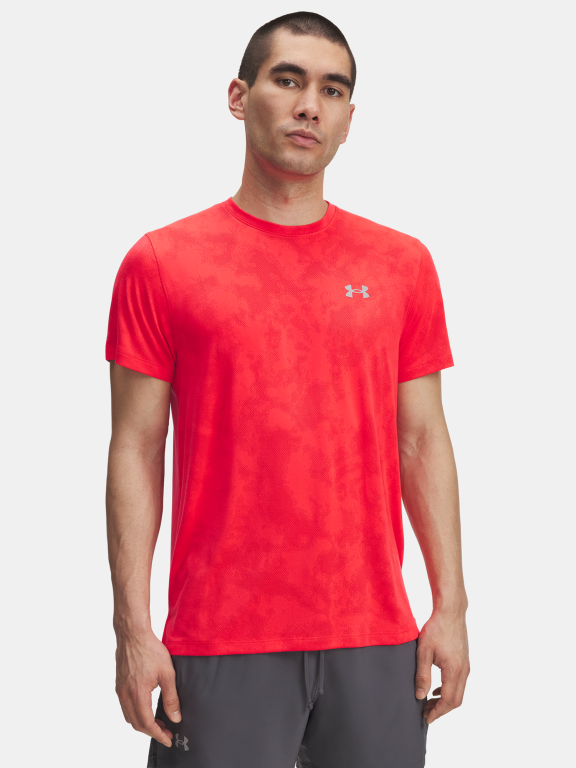 Футболка Under Armour Launch Camo SS Man Red