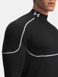 Футболка Under Armour Cold Weather Grid LS Mock Man Black