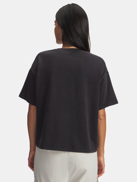 Футболка Under Armour Hwt Boxy Wash SS Wmn Black
