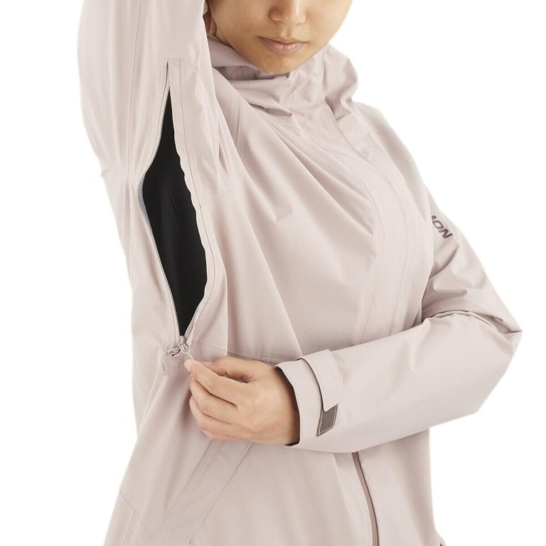 Куртка Salomon Outerpath Pro 2.5L Jkt W - світло-рожева