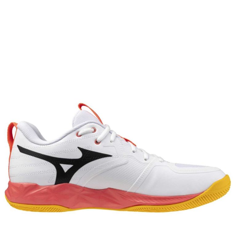 Кросівки Mizuno Wave Momentum Pro - біло/помаранчеві