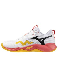 Кросівки Mizuno Wave Momentum Pro - біло/помаранчеві